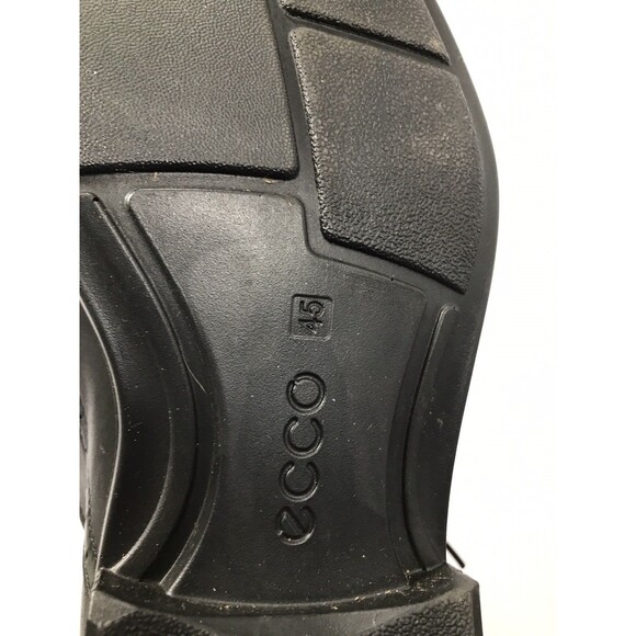 ECCO Helsinki Bike Toe Oxford Black Leather Men’s Dress Shoes Size 45 main image 6